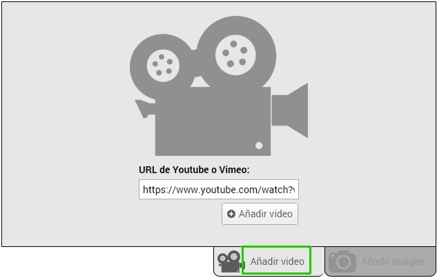 Seleccionar video de receta